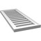 Ekena Millwork Vertical Surface Mount PVC Gable Vent: Functional, w/ 2"W x 1-1/2"P Brickmould Frame, 14"W x 34"H GVPVE14X3402SF - alternate 5
